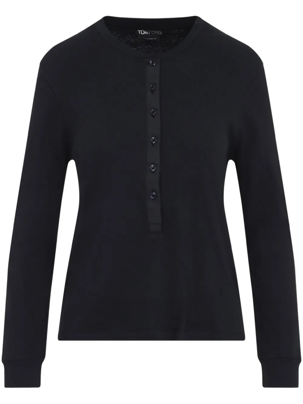 Ribbed-Knit T-Shirt