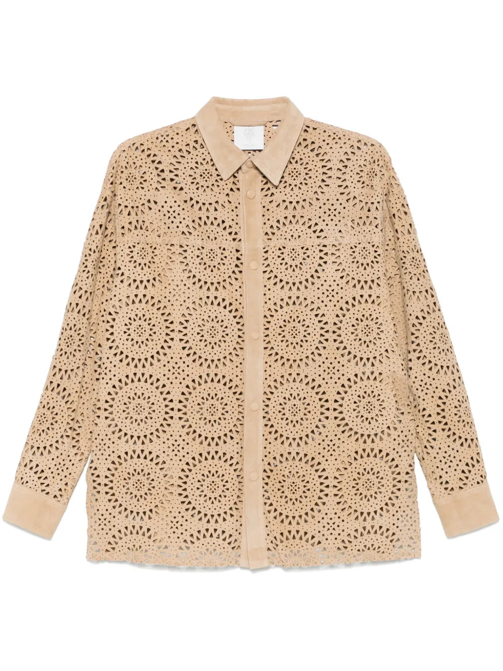 Perforated-Pattern Shirt