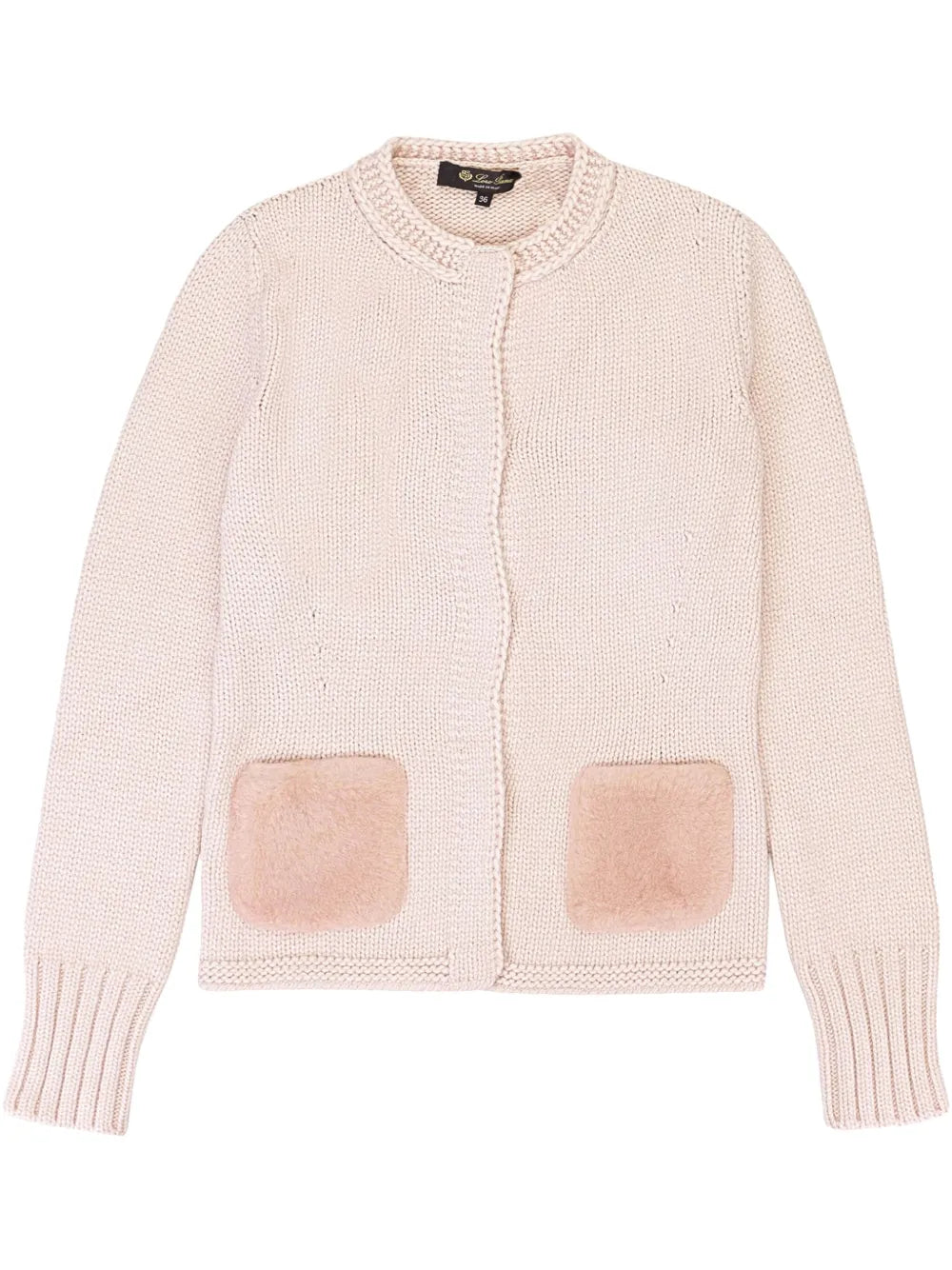 Patch-Pocket Cashmere Cardigan