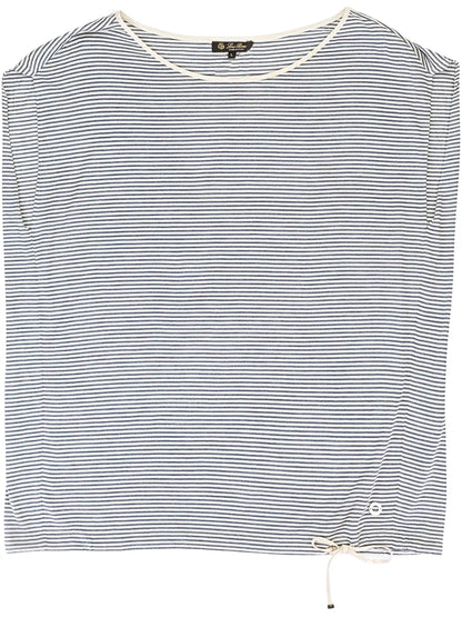Striped Silk Vest