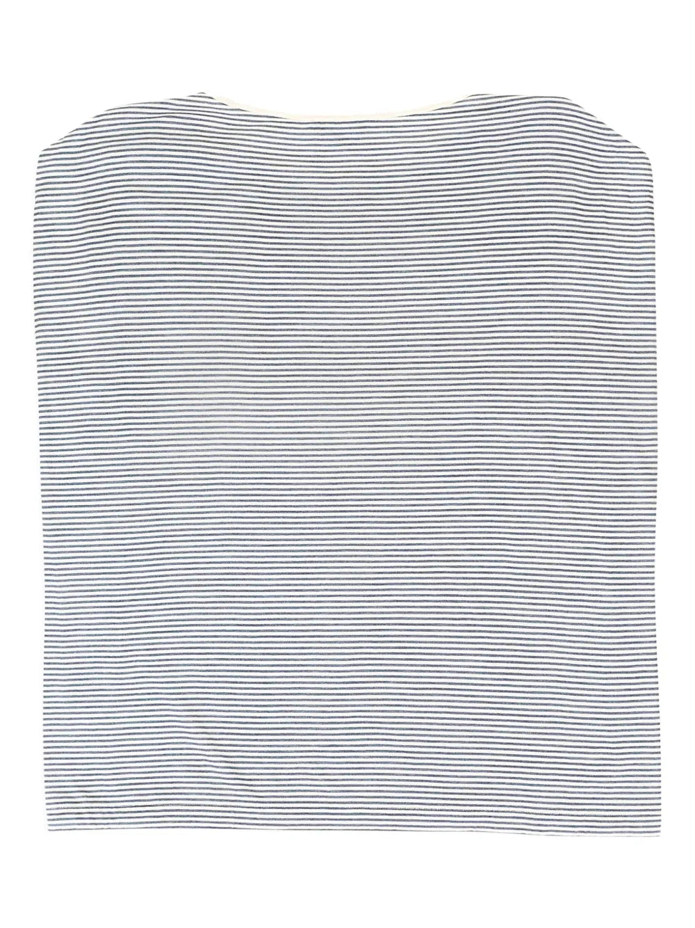 Striped Silk Vest