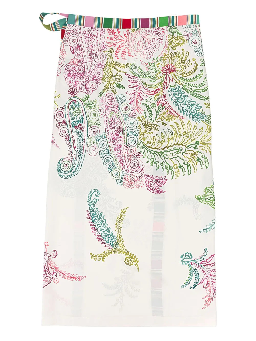 Floral-Print Tied-Waist Skirt