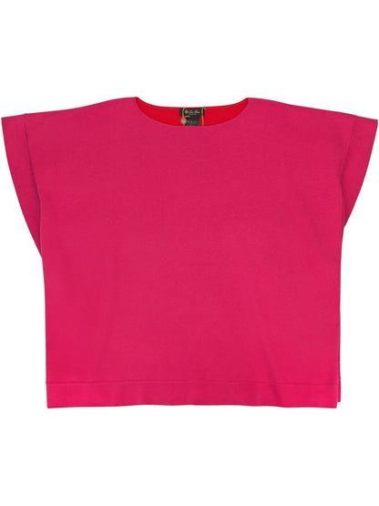 Short-Sleeve Cotton Blouse