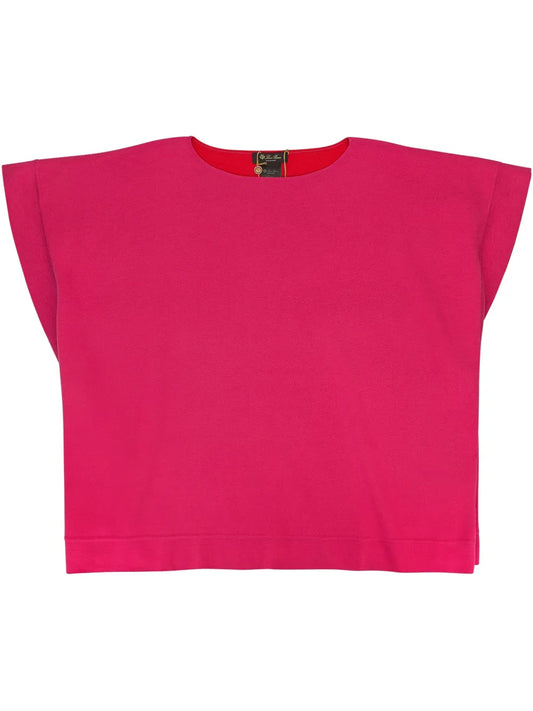 Short-Sleeve Cotton Blouse
