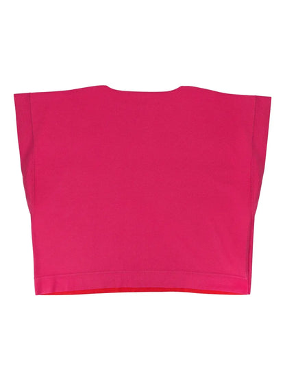 Short-Sleeve Cotton Blouse
