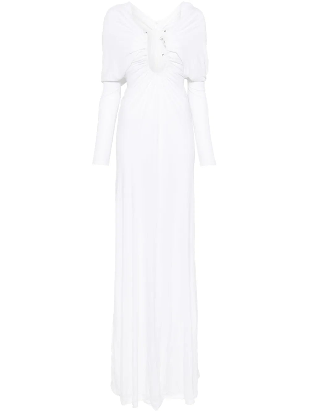 Arced Palm Maxi Dress