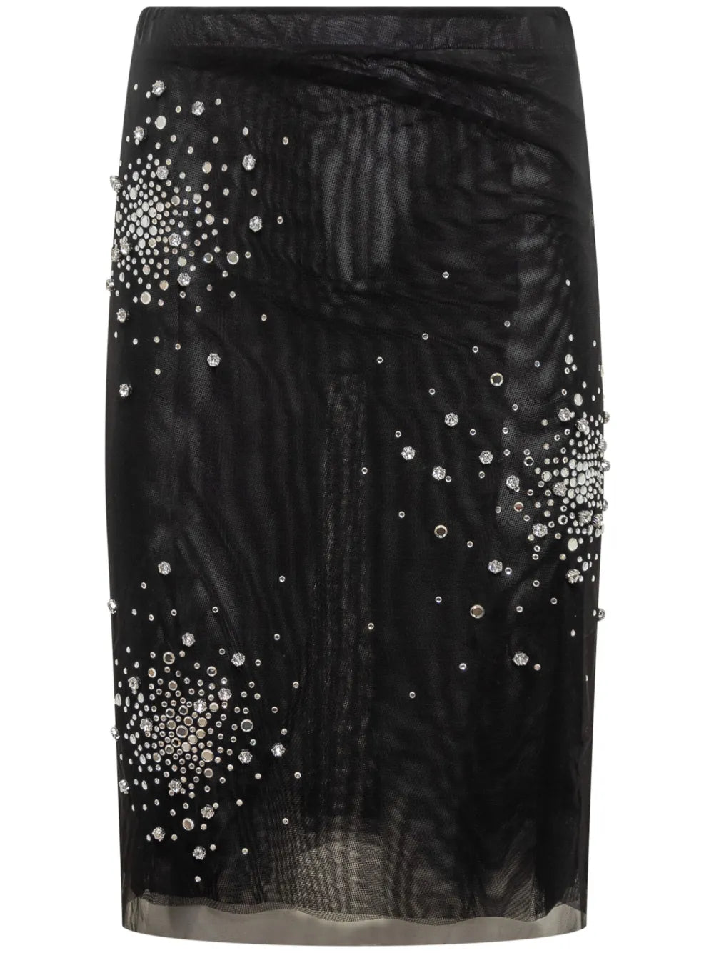 Rhinestone-Embellished Skirt