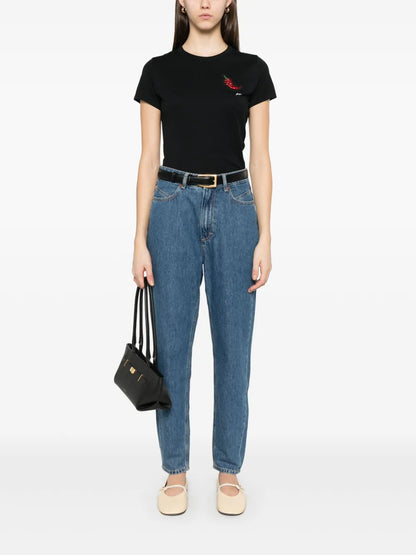Chilli Pepper-Embellished T-Shirt