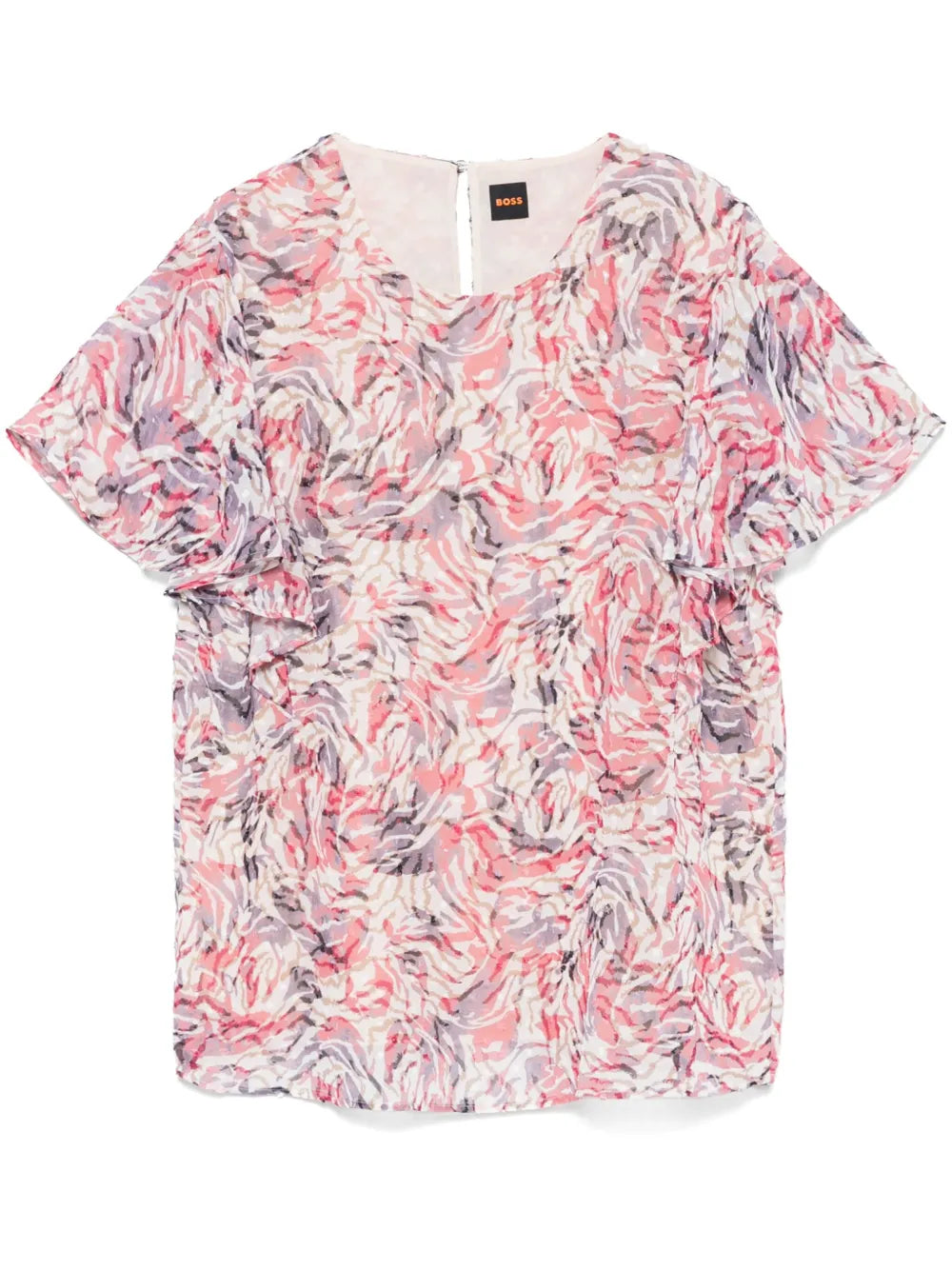 Abstract-Print Blouse
