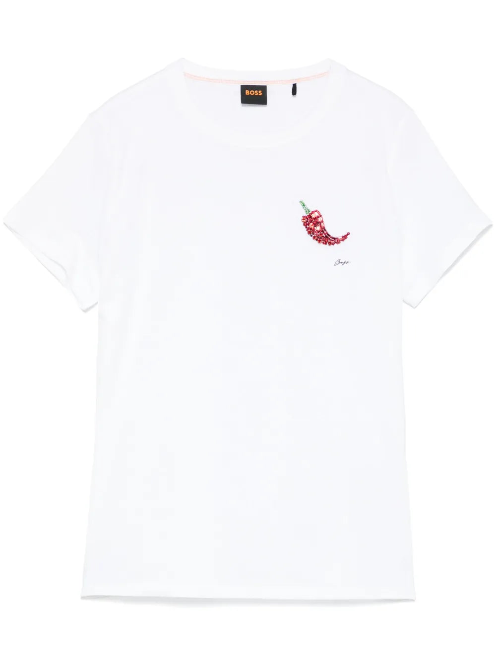 Chilli Pepper-Embellished T-Shirt