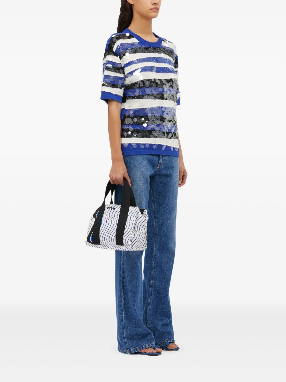 Sequin-Embellished T-Shirt
