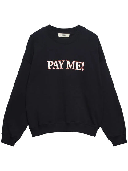 Slogan-Print Sweatshirt