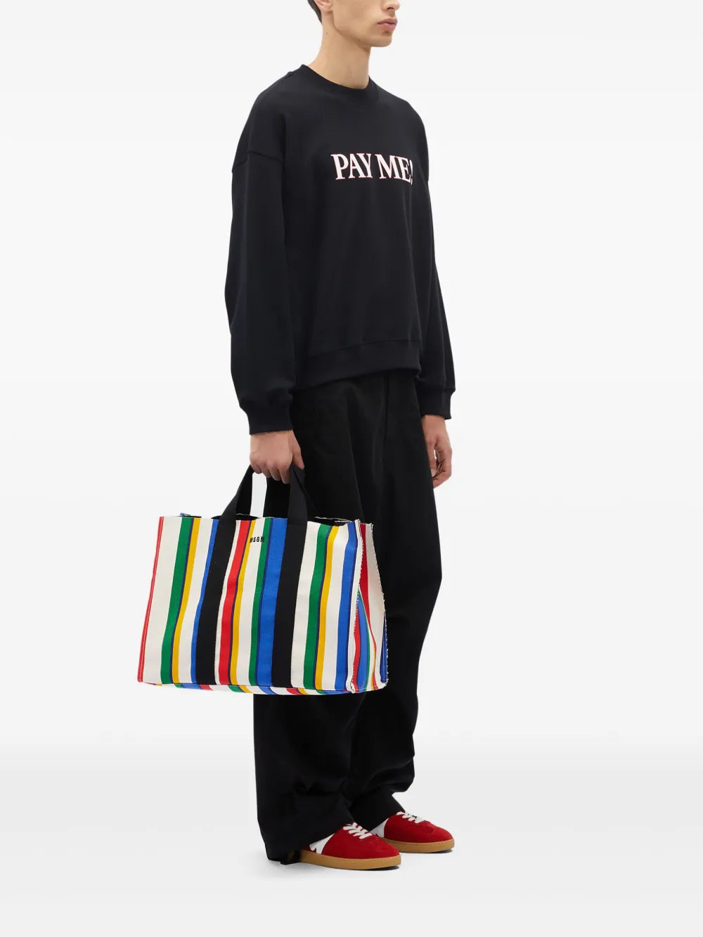 Slogan-Print Sweatshirt