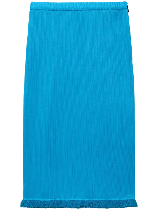 Ribbed Midi Skirt