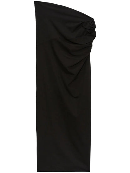 Draped Maxi Skirt