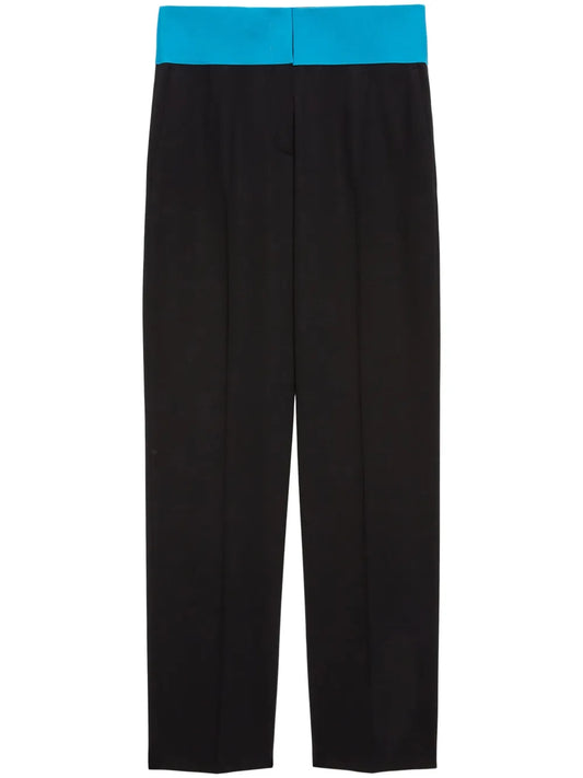 Straight-Leg Trousers