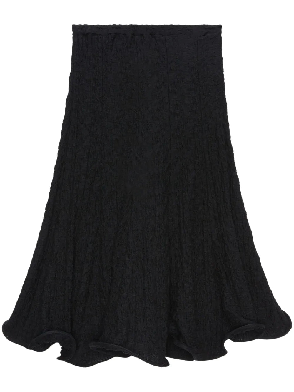 Crinkle-Effect Skirt