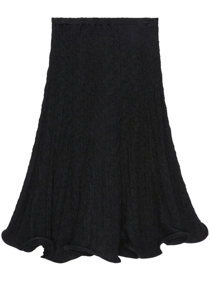 Crinkle-Effect Skirt