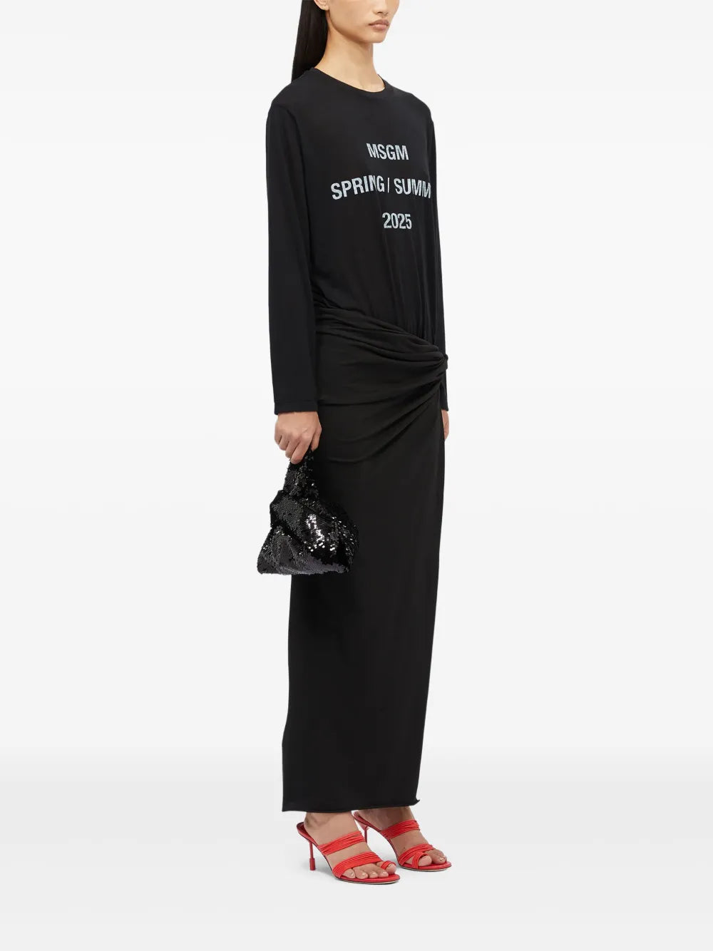 Slogan-Print Cotton T-Shirt
