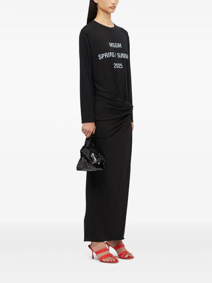 Slogan-Print Cotton T-Shirt