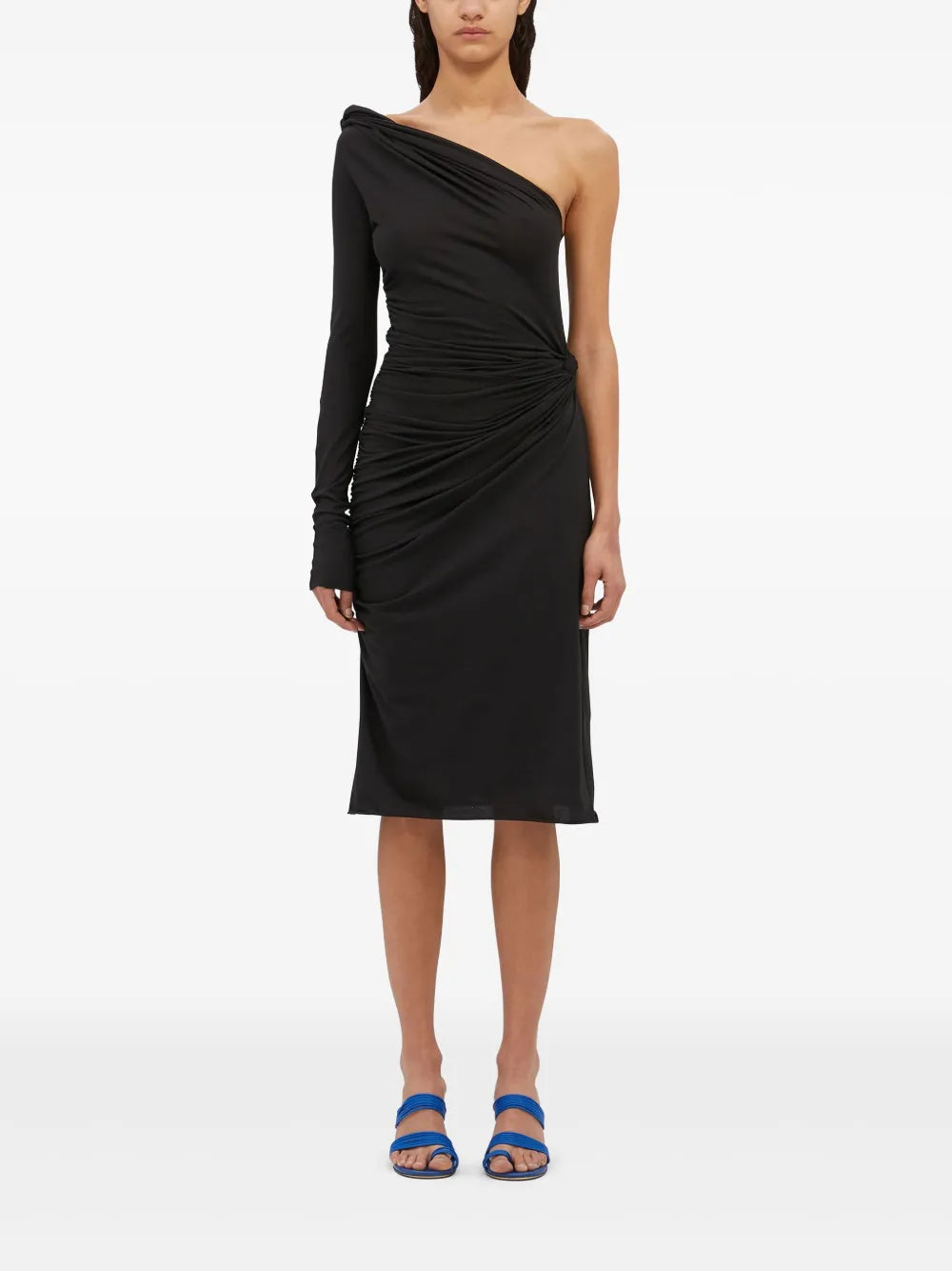 Asymmetric Midi Dress