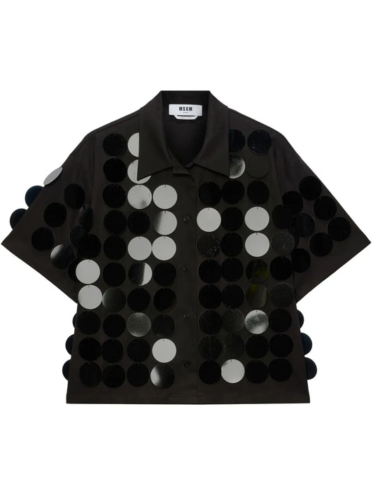 Paillette-Embellished Shirt