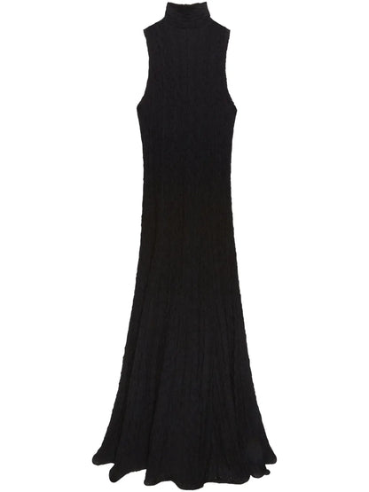 Crinkled Maxi Dress