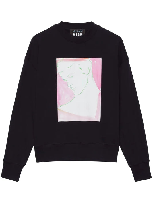 Graphic-Print Sweatshirt