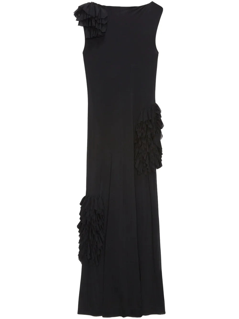 Ruffle-Detail Gown