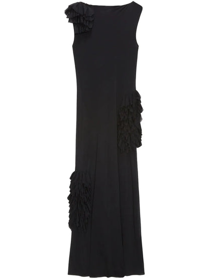 Ruffle-Detail Gown