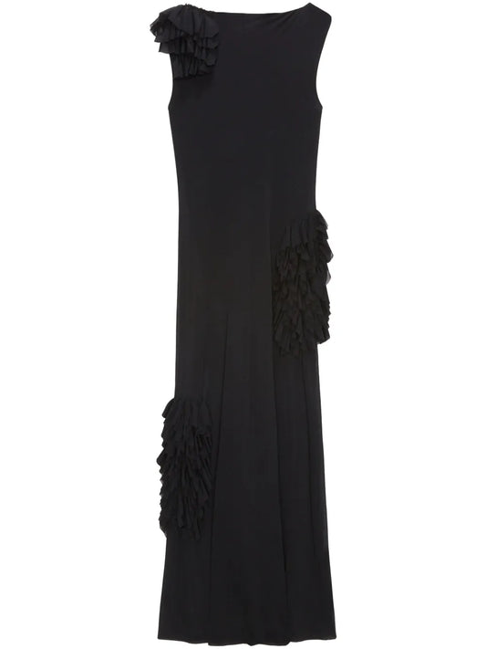 Ruffle-Detail Gown