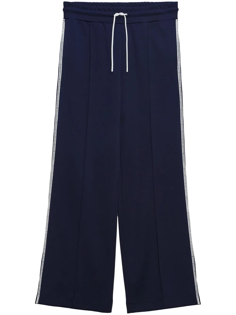 Crochet-Trim Track Trousers