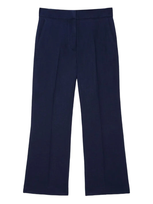 Stretch Cropped Trousers