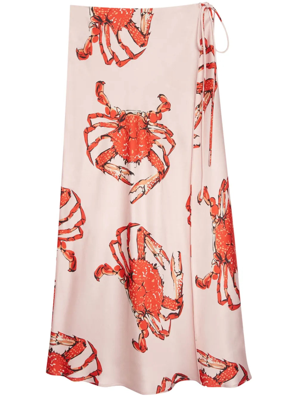 Crab-Print Swim Skirt
