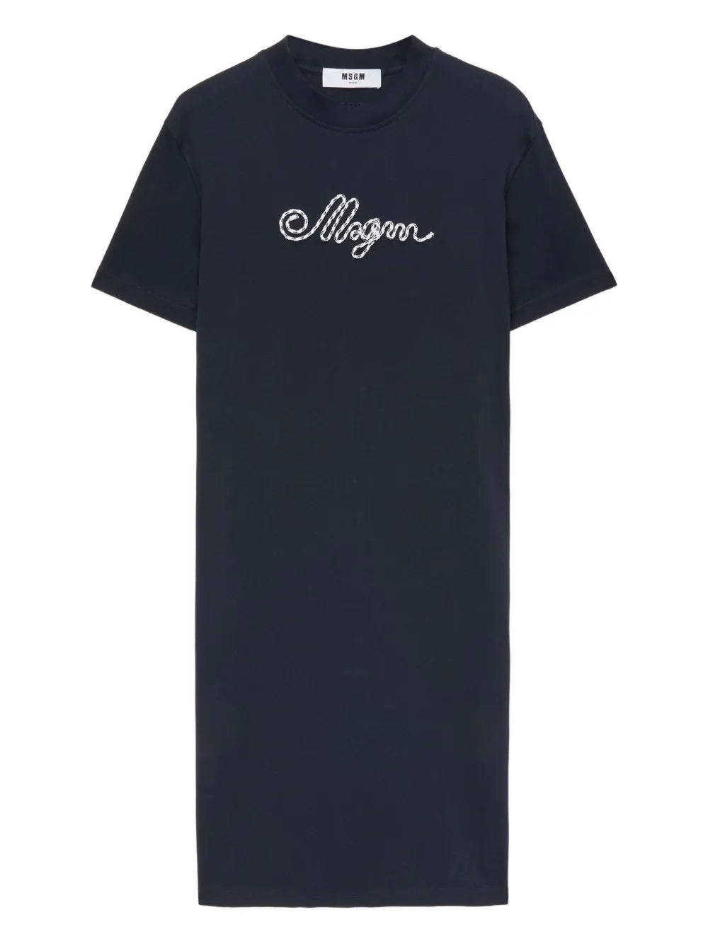 Logo-Embroidered Midi Dress