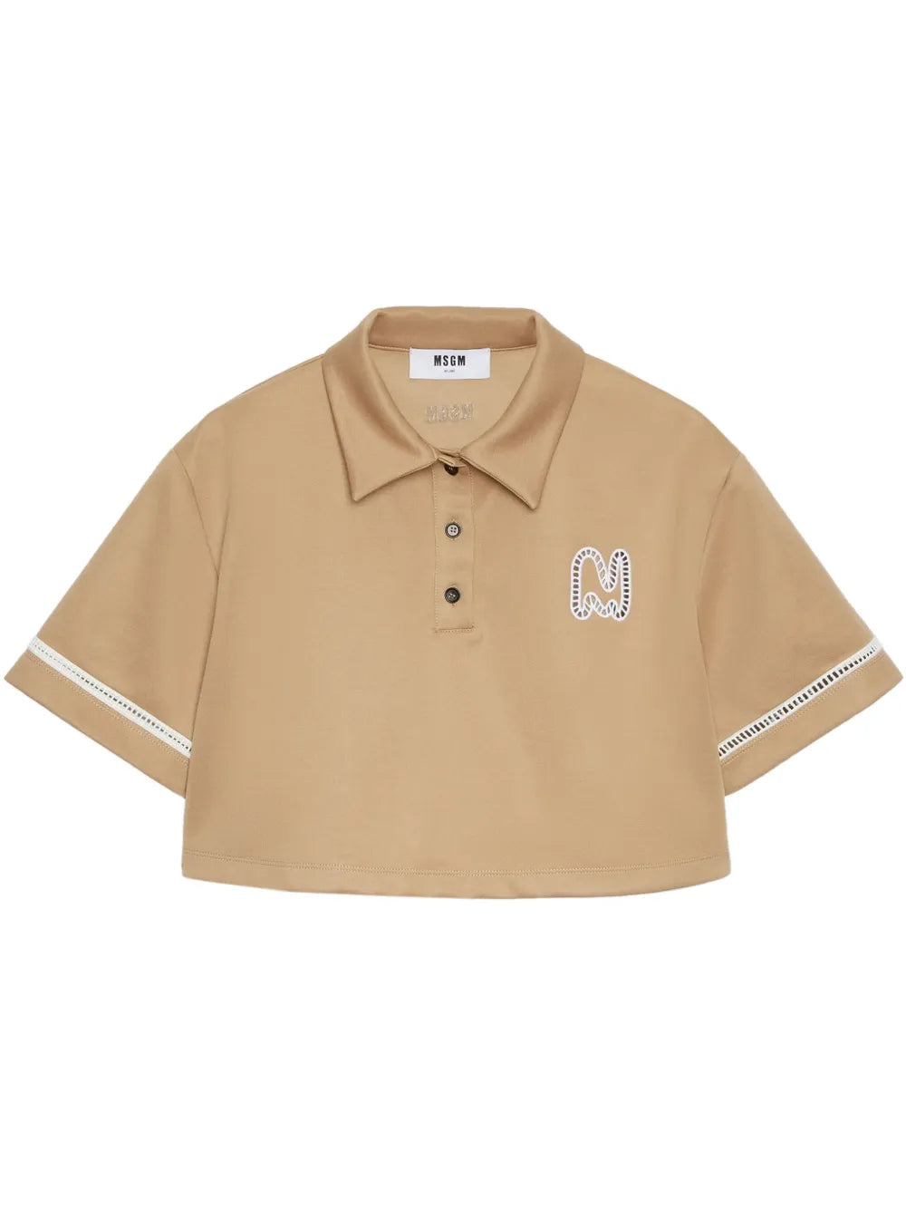 Logo-Print Polo Top