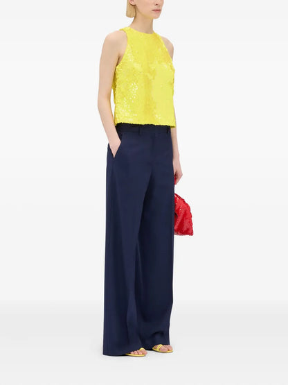Stretch Straight Pants