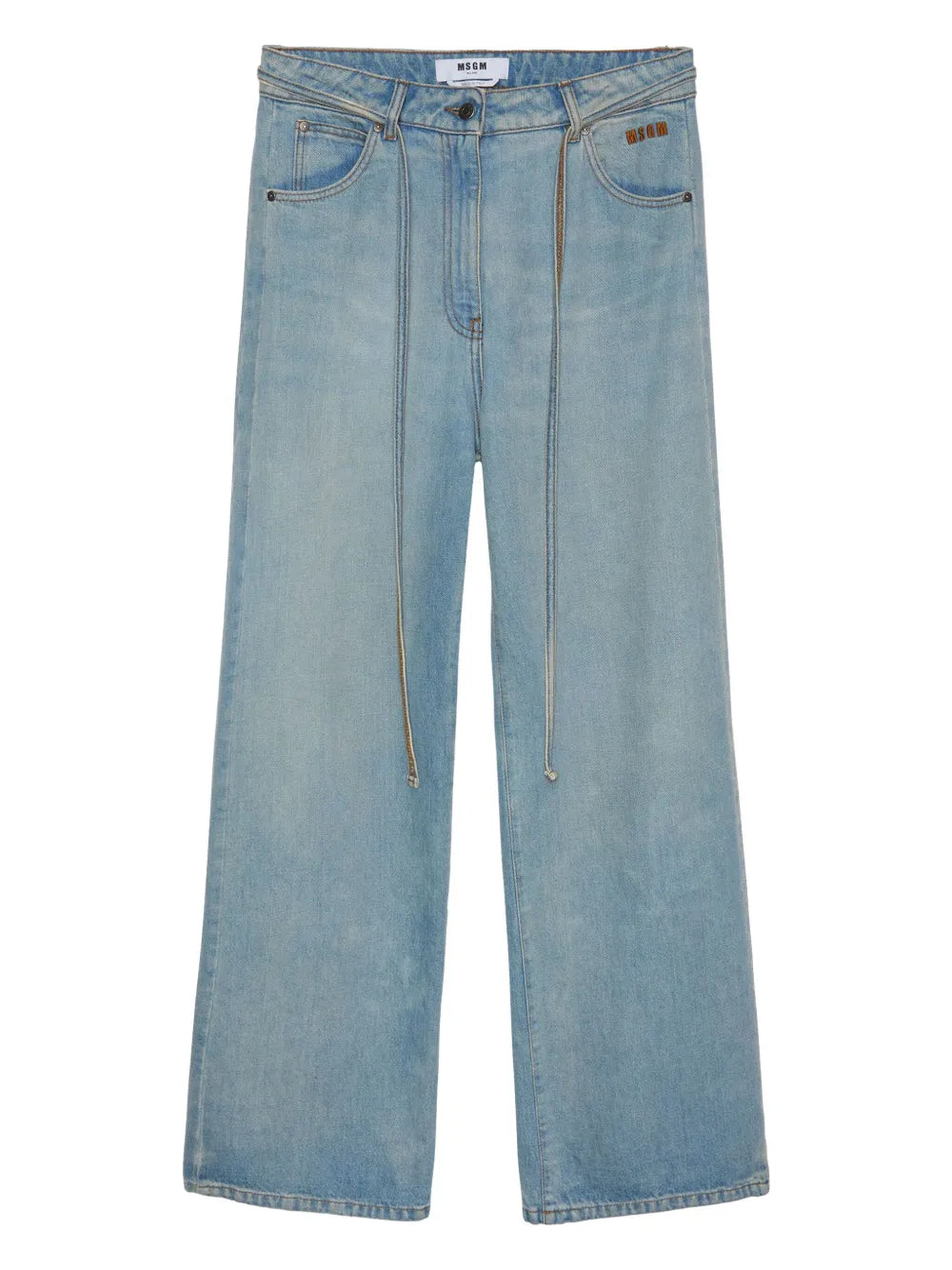 Cotton Straight Jeans