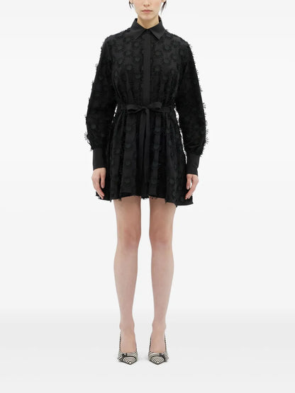 Tied-Waist Shirt Dress