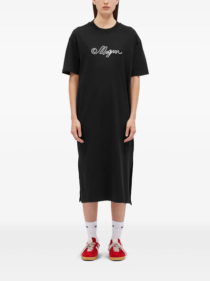 Logo-Embroidered Dress