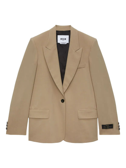 Peak-Lapels Blazer