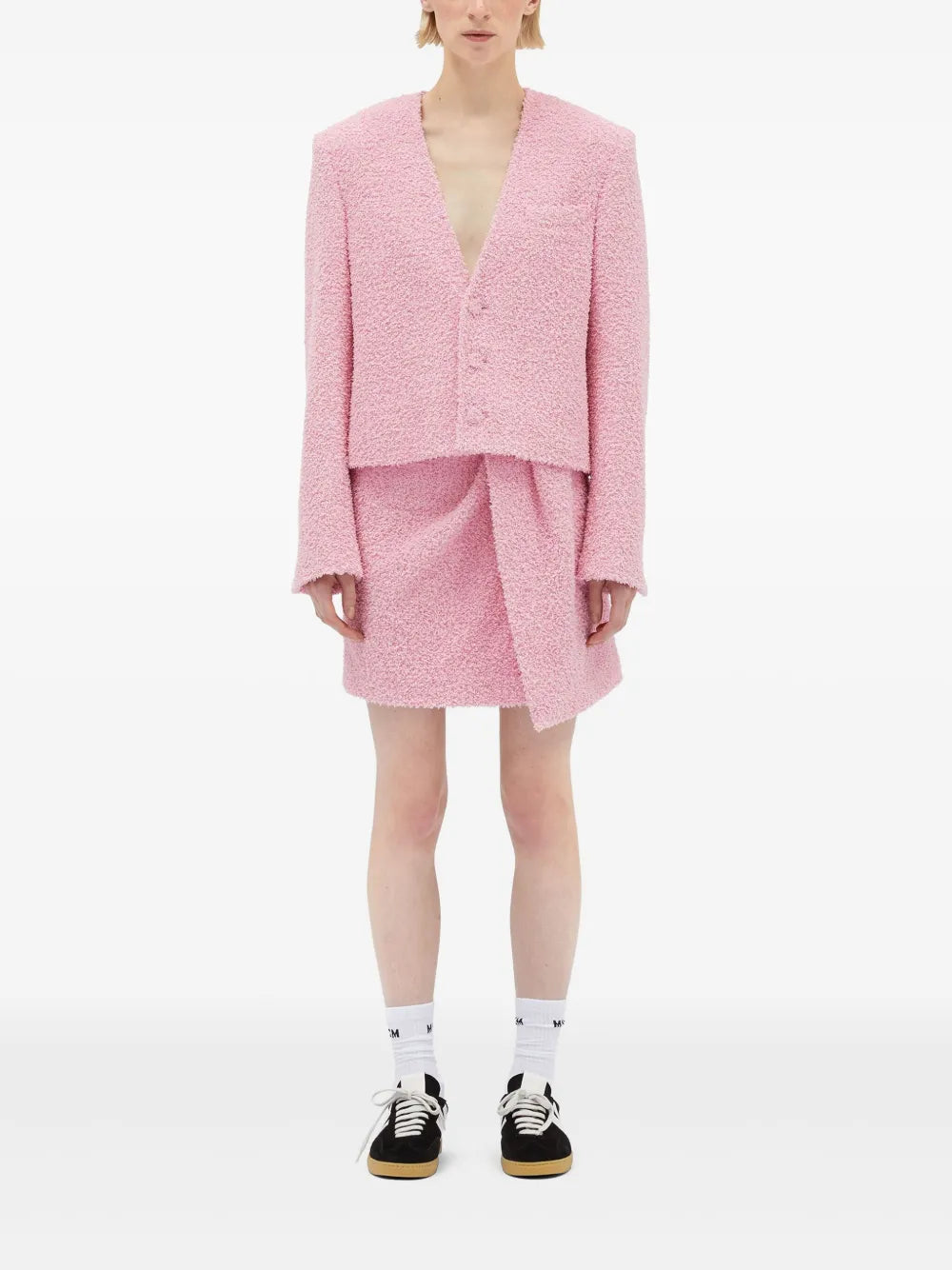 Textured-Knit Jacket