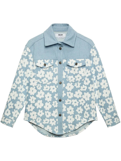 Floral-Print Shirt