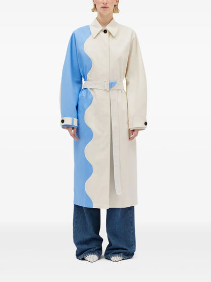 Two-Tone Trench Coat