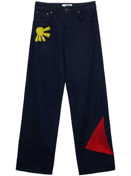 Embroidered Jeans