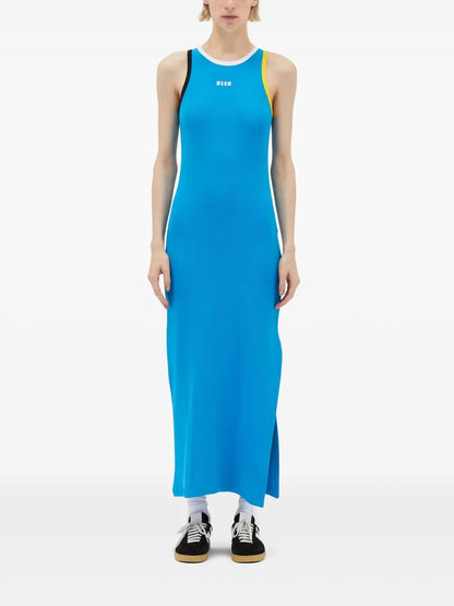 Logo-Print Maxi Dress