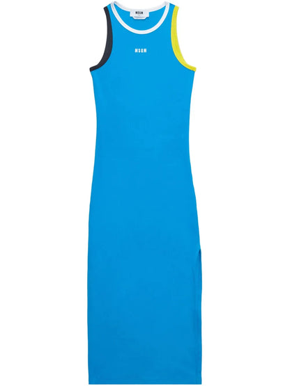 Logo-Print Maxi Dress