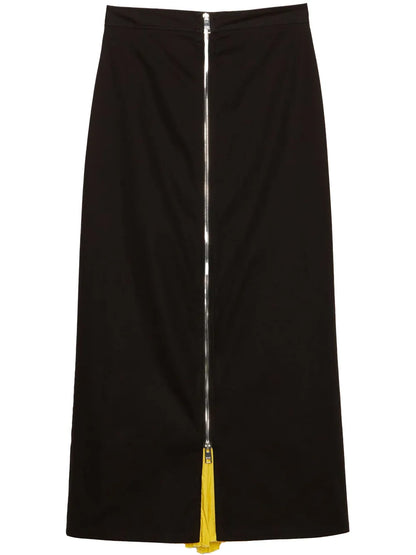 Cotton Midi Skirt