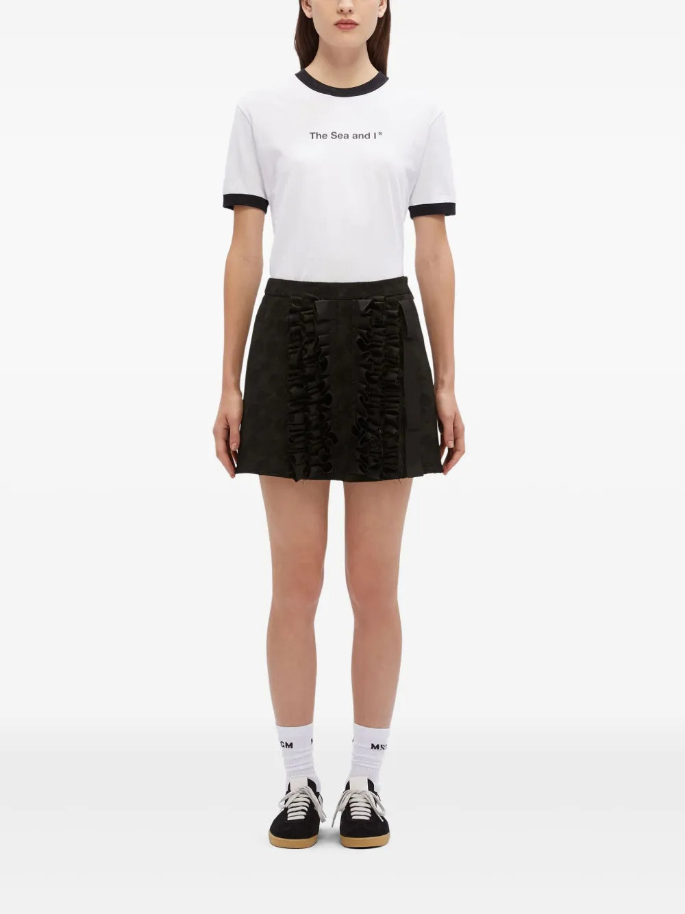 Ruffled Mini Skirt