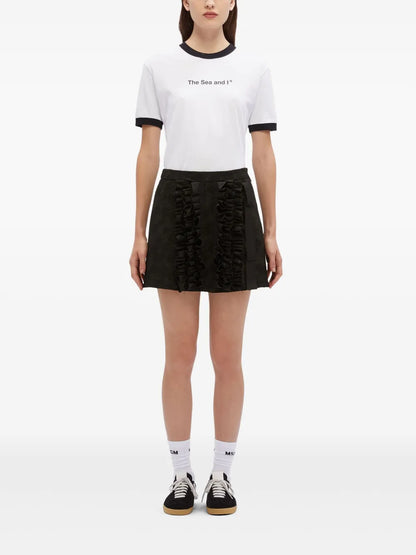 Ruffled Mini Skirt